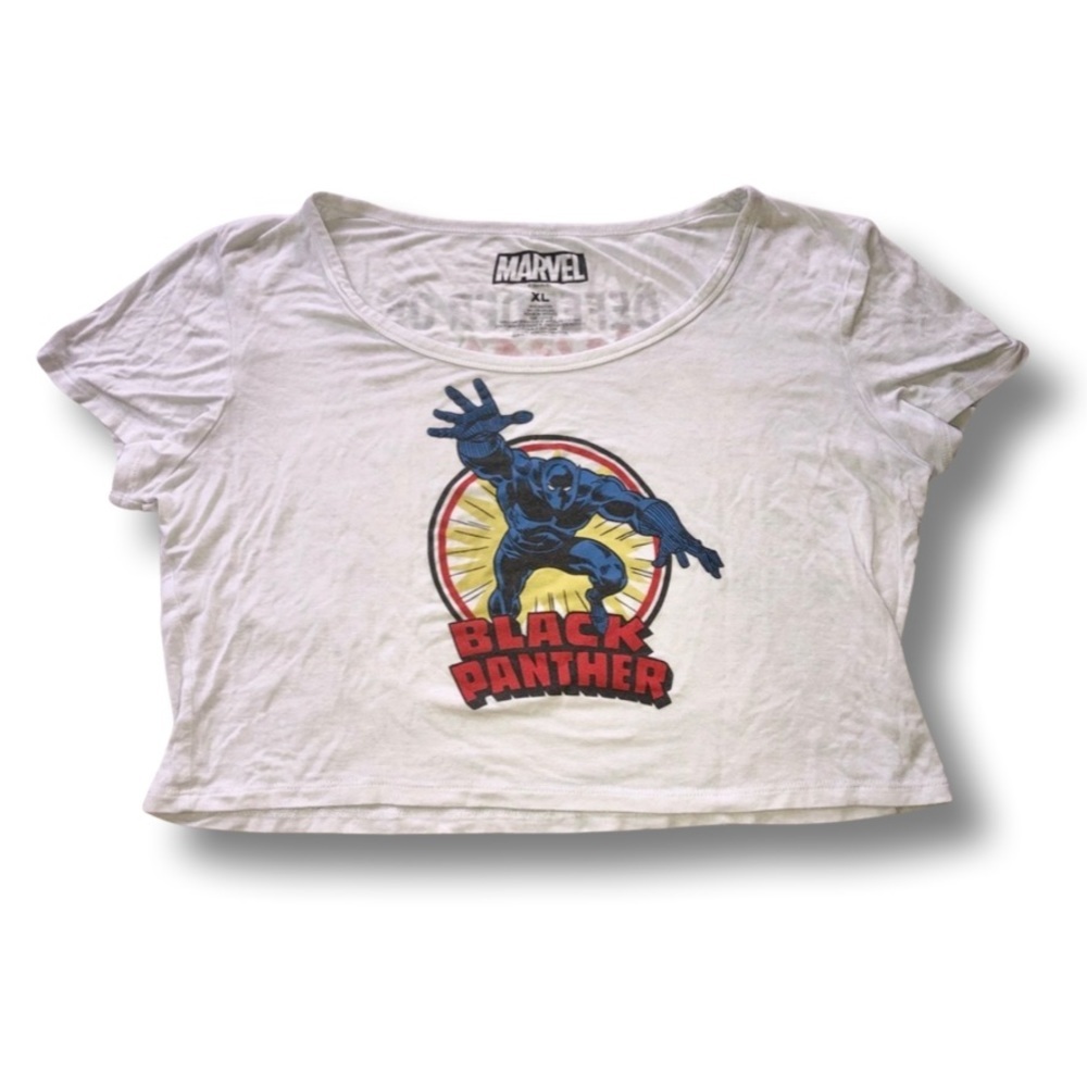 Marvel black panther crop top defender of Wakanda